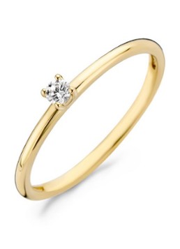 Blush Dames Blush ring 1200YZI in de kleur Goud