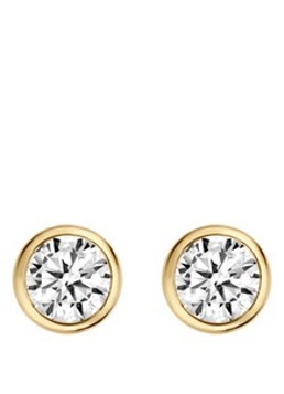 Blush Dames Oorknopjes van 14 karaat geelgoud 7257YZI in de kleur Goud