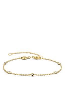 TI SENTO - Milano Dames Schakelarmband verguld 2974ZY in de kleur Goud