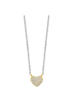 TI SENTO - Milano Dames Ketting met hanger 3899ZY in de kleur Zilver