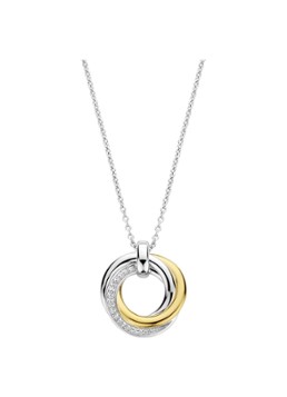 TI SENTO - Milano Dames Ketting met hanger 34055ZY in de kleur Zilver