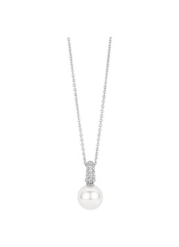 TI SENTO - Milano Dames Hanger met parel 6834PW in de kleur Zilver