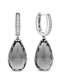 TI SENTO - Milano Dames Oorringen met hanger 78038GG in de kleur Zilver