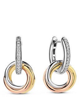 TI SENTO - Milano Dames Oorringen verguld 7857ZT in de kleur Goud
