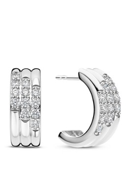 TI SENTO - Milano Dames Oorringen van zilver 78053ZI in de kleur Zilver