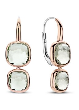 TI SENTO - Milano Dames Oorhangers 78055GR in de kleur Roségoud