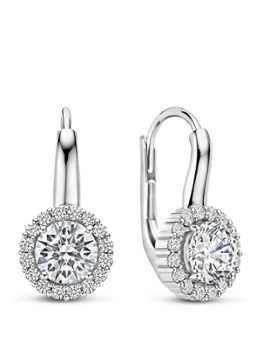 TI SENTO - Milano Dames Oorhangers 78056ZI in de kleur Zilver