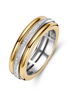 TI SENTO - Milano Dames Ring verguld 12447ZY in de kleur Goud