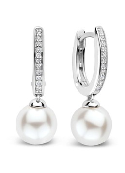TI SENTO - Milano Dames Oorringen van zilver 78092PW in de kleur Zilver