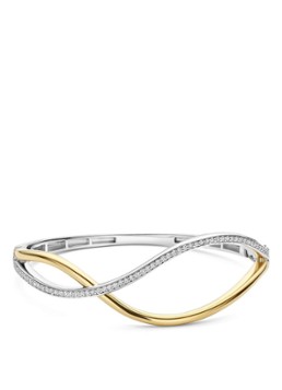 TI SENTO - Milano Dames Bangle met zirkonia 23101ZY in de kleur Zilver