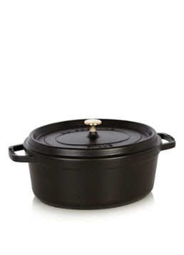 Staub Cocotte braadpan ovaal 31 cm Zwart - Deal