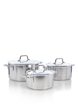 Demeyere Apollo pannenset 3-delig Zilver - Deal