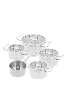 Demeyere Diverto 3 pannenset 5-delig Zilver - Deal