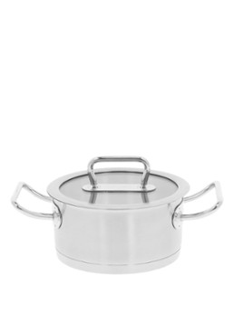 Demeyere Diverto 3 Kookpan Ø24 cm met glasdeksel Zilver
