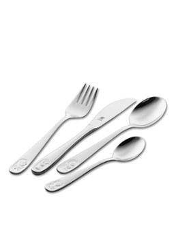 Zwilling Bino kinderbestek 4-delig Zilver - Deal
