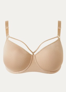 Marlies Dekkers Dames Space Odyssey voorgevormde balconette bh met lurex in de kleur Zand
