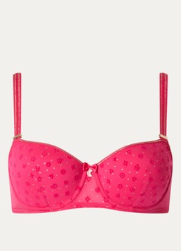 Marlies Dekkers Dames Valentina voorgevormde balconette bh met lurex in de kleur Donkerroze