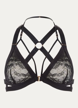 Marlies Dekkers Dames Cypher bralette met kant in de kleur Zwart