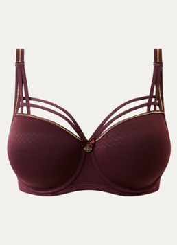 Marlies Dekkers Dames Dame De Paris balconette bh in de kleur Aubergine