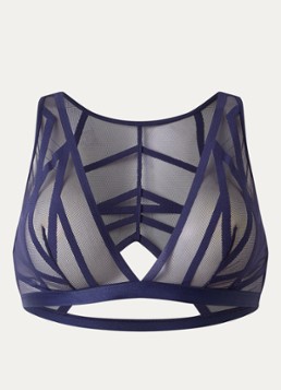 Marlies Dekkers Dames The Illusionist bralette van mesh in de kleur Donkerblauw