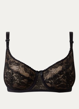 Marlies Dekkers Dames Peekaboo balconette bh van kant in de kleur Zwart