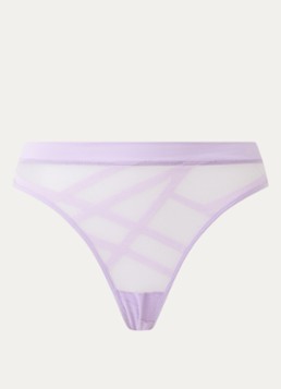 Marlies Dekkers Dames The Illusionist slip van mesh in de kleur Lila