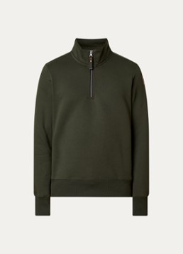 Parajumpers Heren Broad sweater met halve rits in de kleur Legergroen, maat: M
