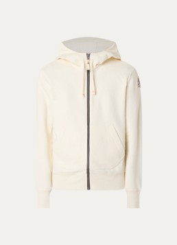 Parajumpers Heren Charlie sweatvest met logoborduring in de kleur Creme, maat: M