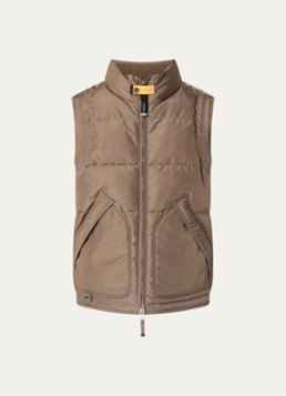 Parajumpers Heren Kobuk bodywarmer met donsvulling in de kleur Bronsgroen, maat: XL