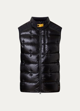Parajumpers Heren Millet gewatteerde bodywarmer met donsvulling in de kleur Zwart, maat: M