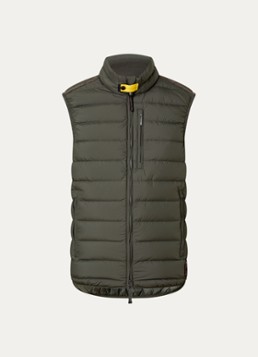 Parajumpers Heren Perfect gewatteerde bodywarmer met donsvulling in de kleur Legergroen, maat: M