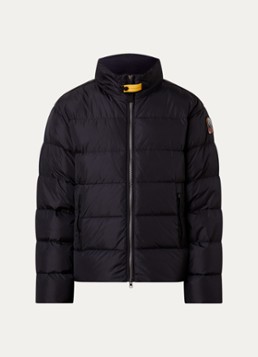 Parajumpers Heren Duleek pufferjack met donsvulling en opbergbare capuchon in de kleur Zwart, maat: XL