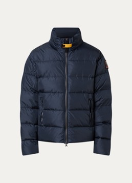Parajumpers Heren Duleek pufferjack met donsvulling en opbergbare capuchon in de kleur Donkerblauw, maat: XL