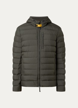 Parajumpers Heren Last Minute gewatteerd jack met donsvulling en capuchon in de kleur Groen, maat: M