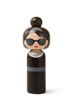 Lucie Kaas Audrey Kokeshi Doll 17 cm Zwart - Deal