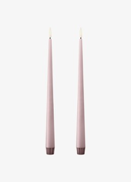 Ester & erik LED-kaars 30 cm set van 2 Roze - Deal