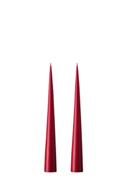 Ester & erik Cone dinerkaars 25 cm set van 2 Rood - Deal