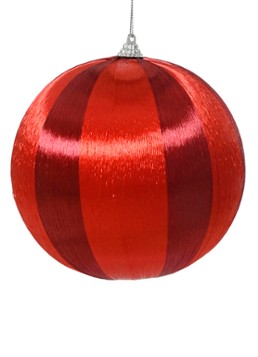 Decoris Kerstbal 8 cm Steenrood - Deal