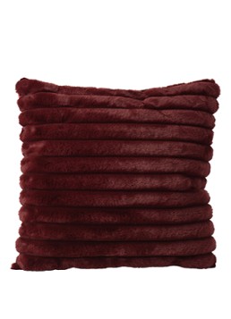 Decoris Maroon sierkussen 45 x 45 cm Bordeauxrood - Deal