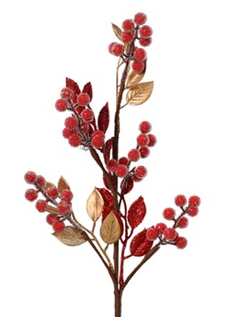 Everlands Kersttak 60 cm Rood - Deal