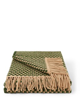 Røros Tweed Isak plaid van wol 150 x 210 cm Groen - Deal