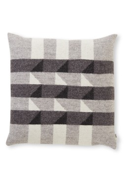 Røros Tweed Kvam sierkussen 50 x 50 cm Antraciet - Deal