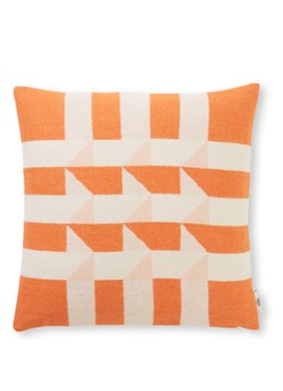 Røros Tweed Kvam sierkussen 50 x 50 cm Oranje - Deal