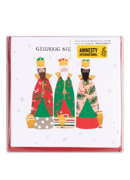 MAP Publishing Drie Koningen kerstkaart - set van 8 inclusief enveloppen Wit - Deal