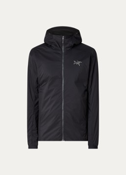 Arc'teryx Heren Atom gewatteerd jack met capuchon en ritszakken in de kleur Zwart, maat: XL