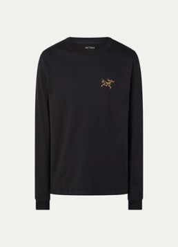Arc'teryx Heren Kragg longsleeve met logo in de kleur Zwart, maat: S