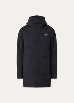Arc'teryx Heren Therme gewatteerde parka met donsvulling en waterafstotende coating in de kleur Zwart, maat: XL