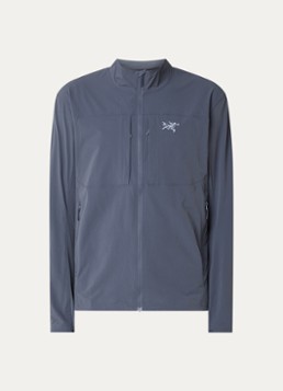 Arc'teryx Heren Gamma Windjack met logoborduring en ritszakken in de kleur Beige, maat: XL