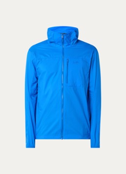 Arc'teryx Heren Squamish windjack met capuchon en waterafstotende coating in de kleur Blauw, maat: M
