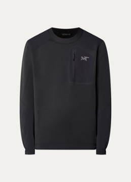 Arc'teryx Heren Konseal sweater met borstzak in de kleur Zwart, maat: M